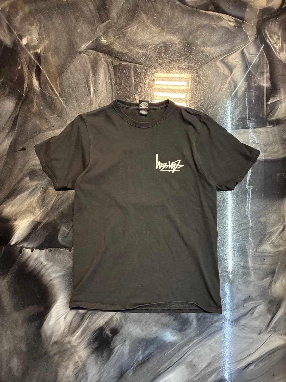 Stussy Flipped Tee 'Black' - Used/Worn