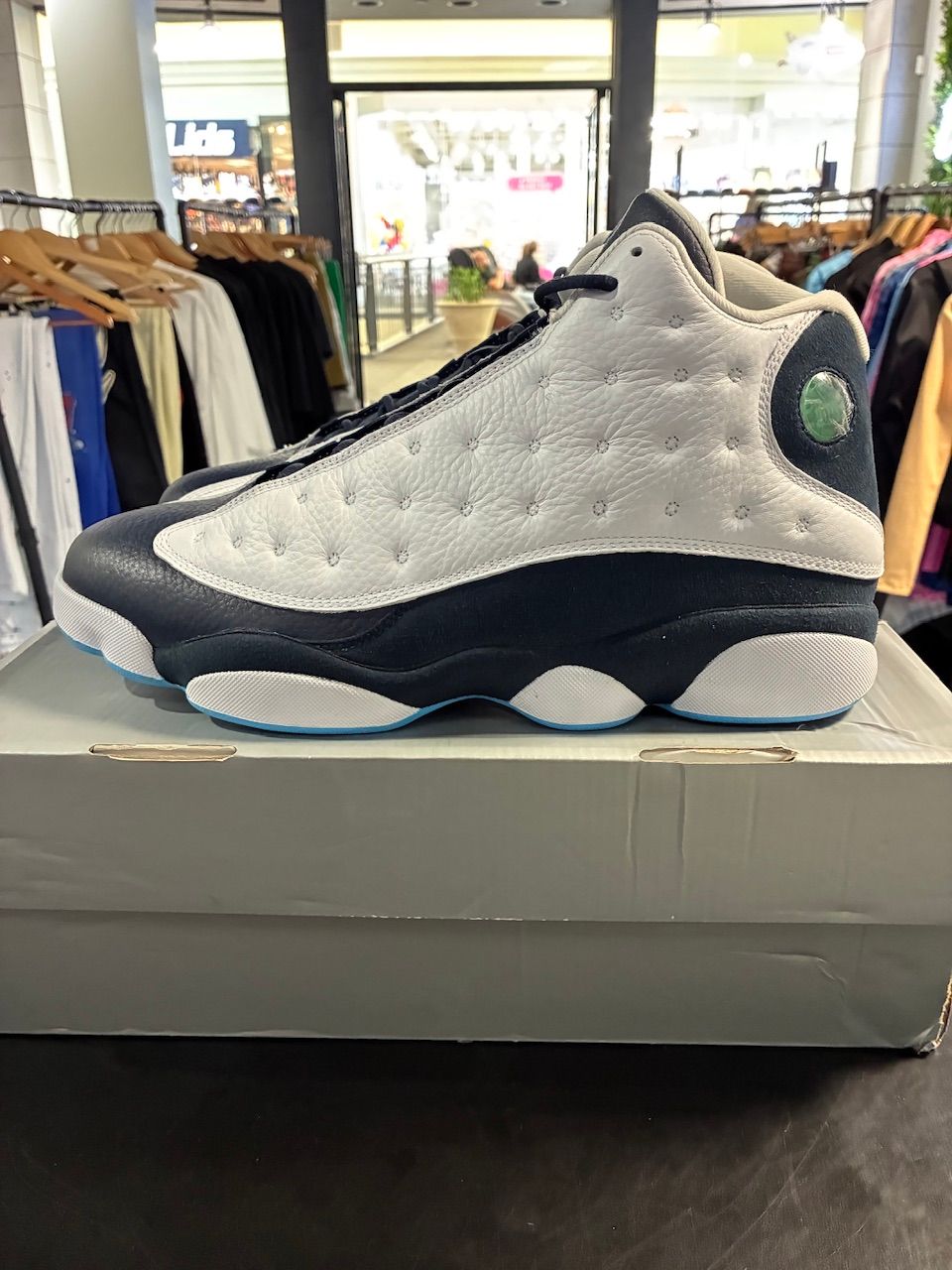 Jordan 13 Retro Obsidian Powder Blue White - Like New
