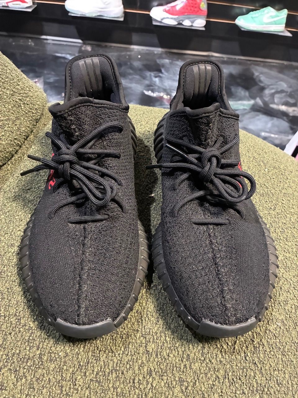 adidas Yeezy Boost 350 V2 Black Red - No Box/Used
