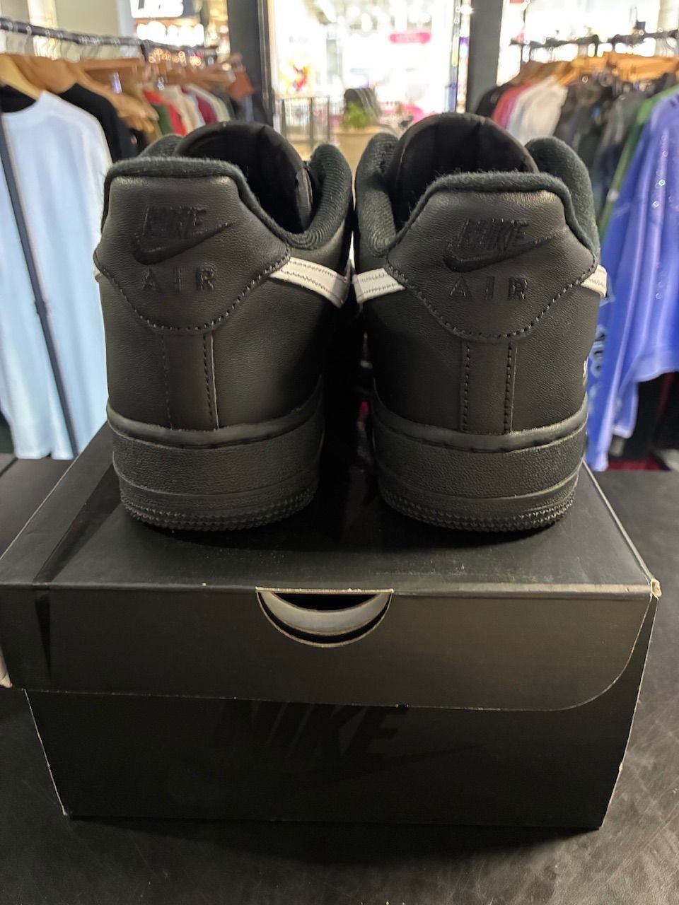 Nike Air Force 1 Low Supreme Black White - Used/Worn