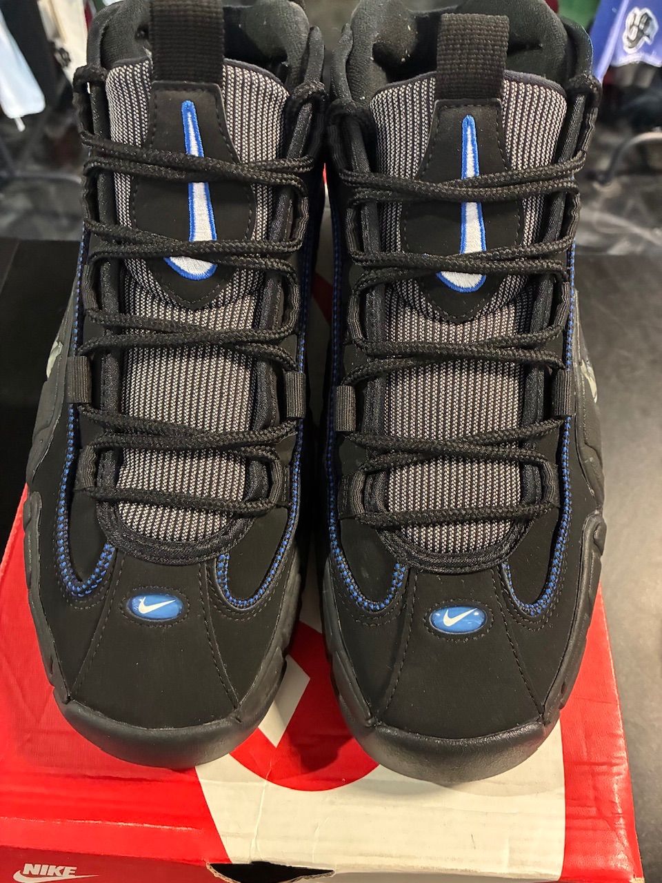 Nike Air Max Penny 1 All-Star Black Metallic Silver - Used/Worn