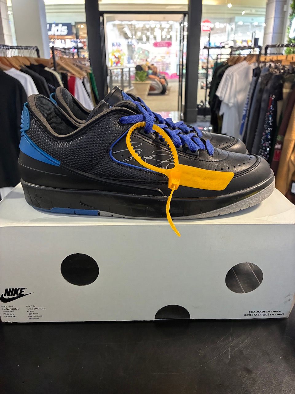 Jordan 2 Retro Low SP Off-White Black Blue - Used/Worn
