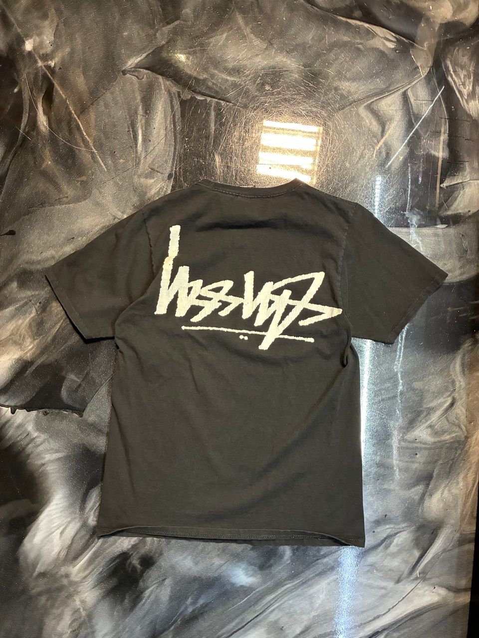 Stussy Flipped Tee 'Black' - Used/Worn