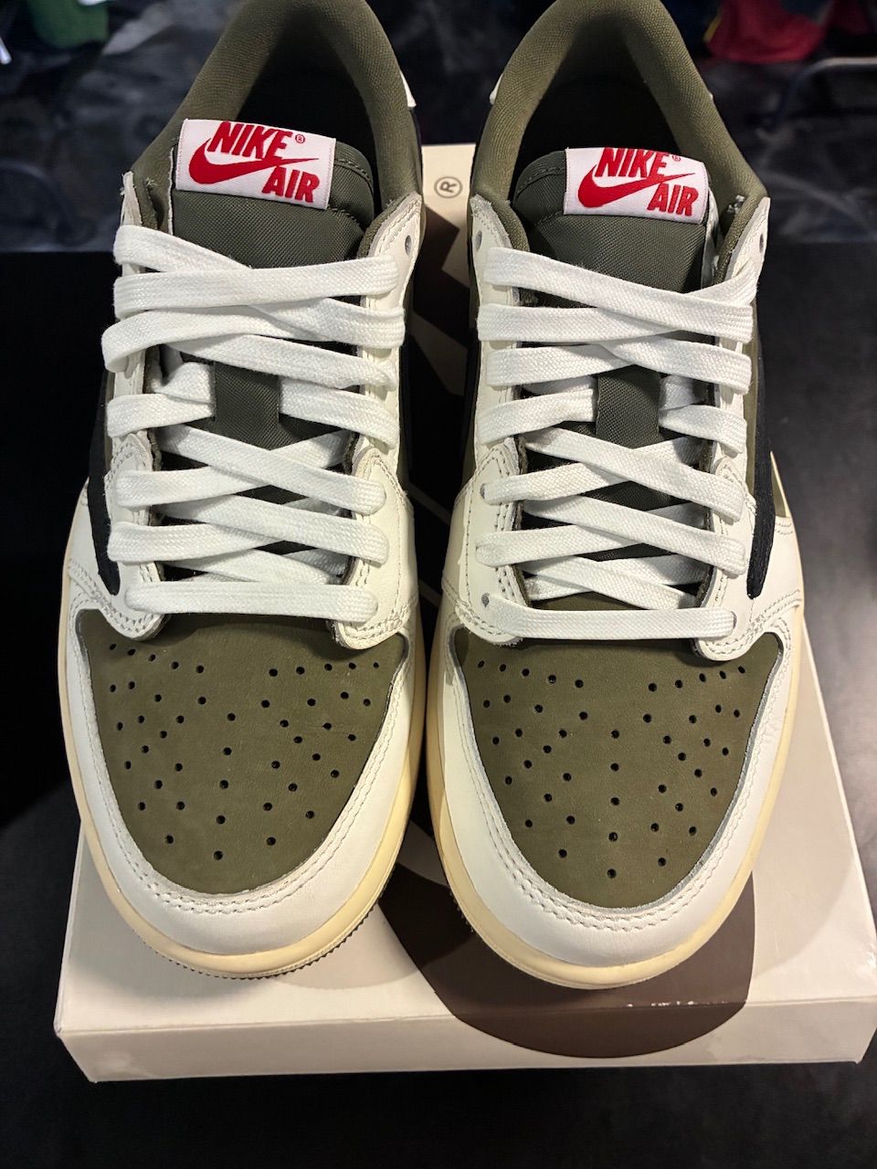 Jordan 1 Retro Low OG SP Travis Scott Medium Olive - Used/Worn