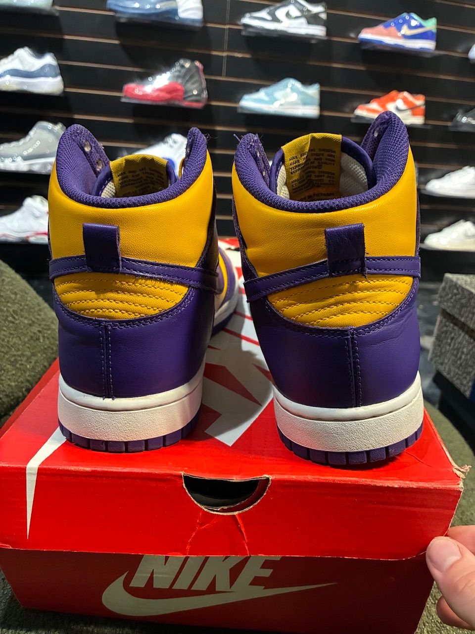 Nike Dunk High Lakers - Used/Worn