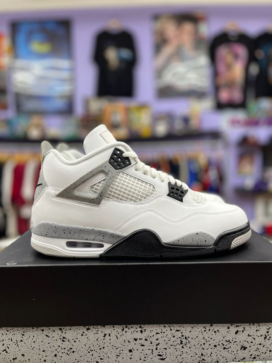 Jordan 4 Retro White Cement (2025) - Like New