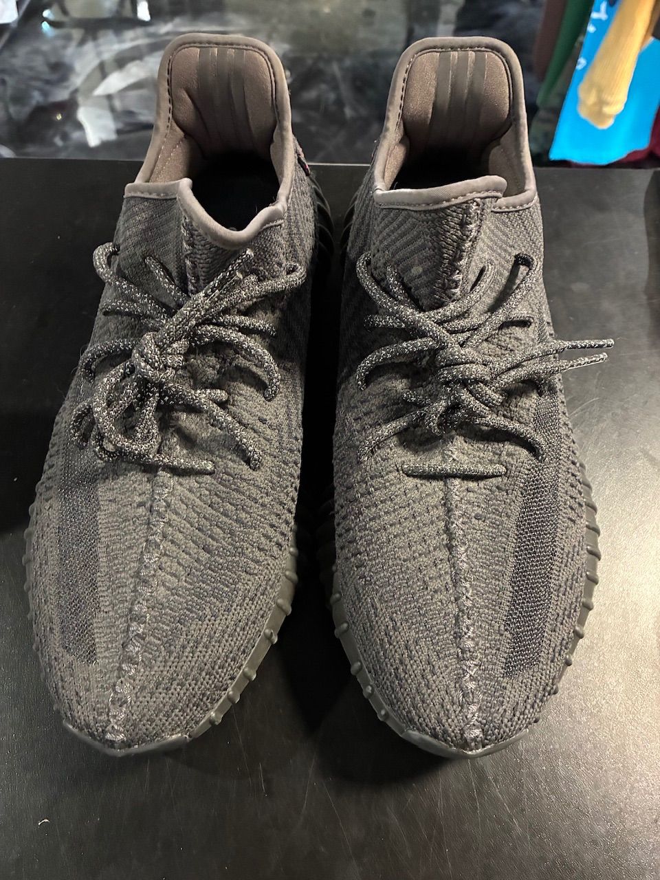 adidas Yeezy Boost 350 V2 Black (Non-Reflective) - No Box/Used