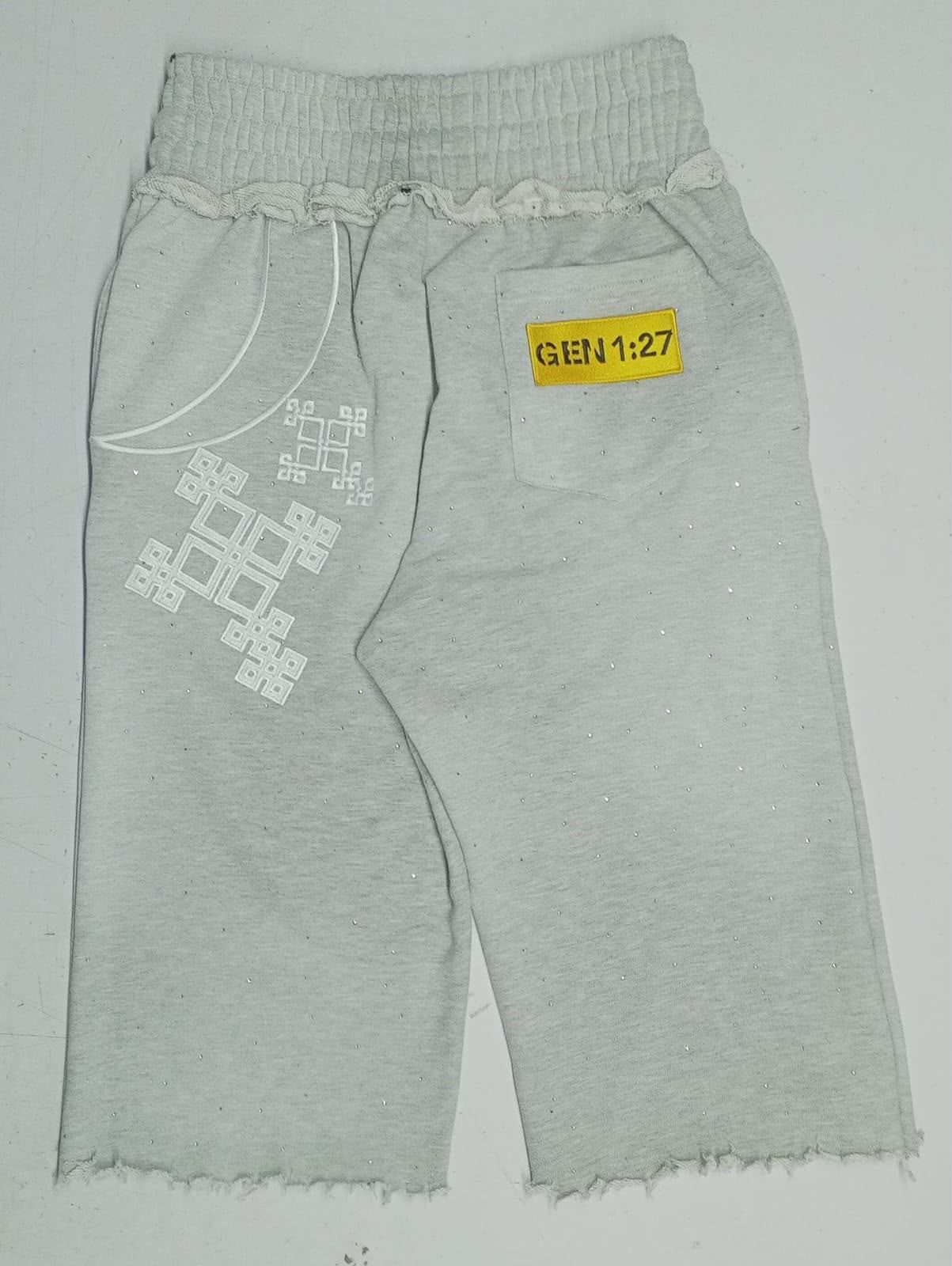 Cutfromdacloth Grey Shorts