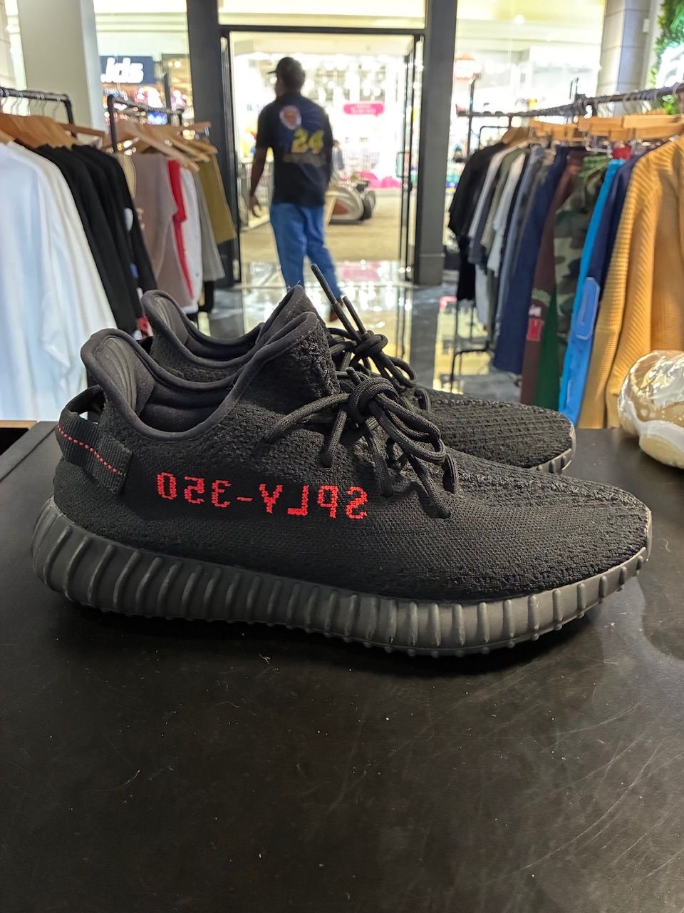 adidas Yeezy Boost 350 V2 Black Red - No Box/Used