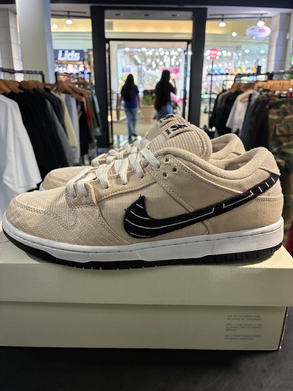 Nike SB Dunk Low Albino & Preto - Used/Worn
