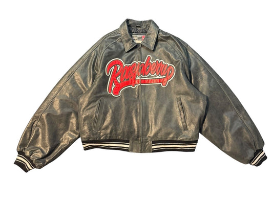 Gv Gallery Raspberry Glenci Leather Jacket
