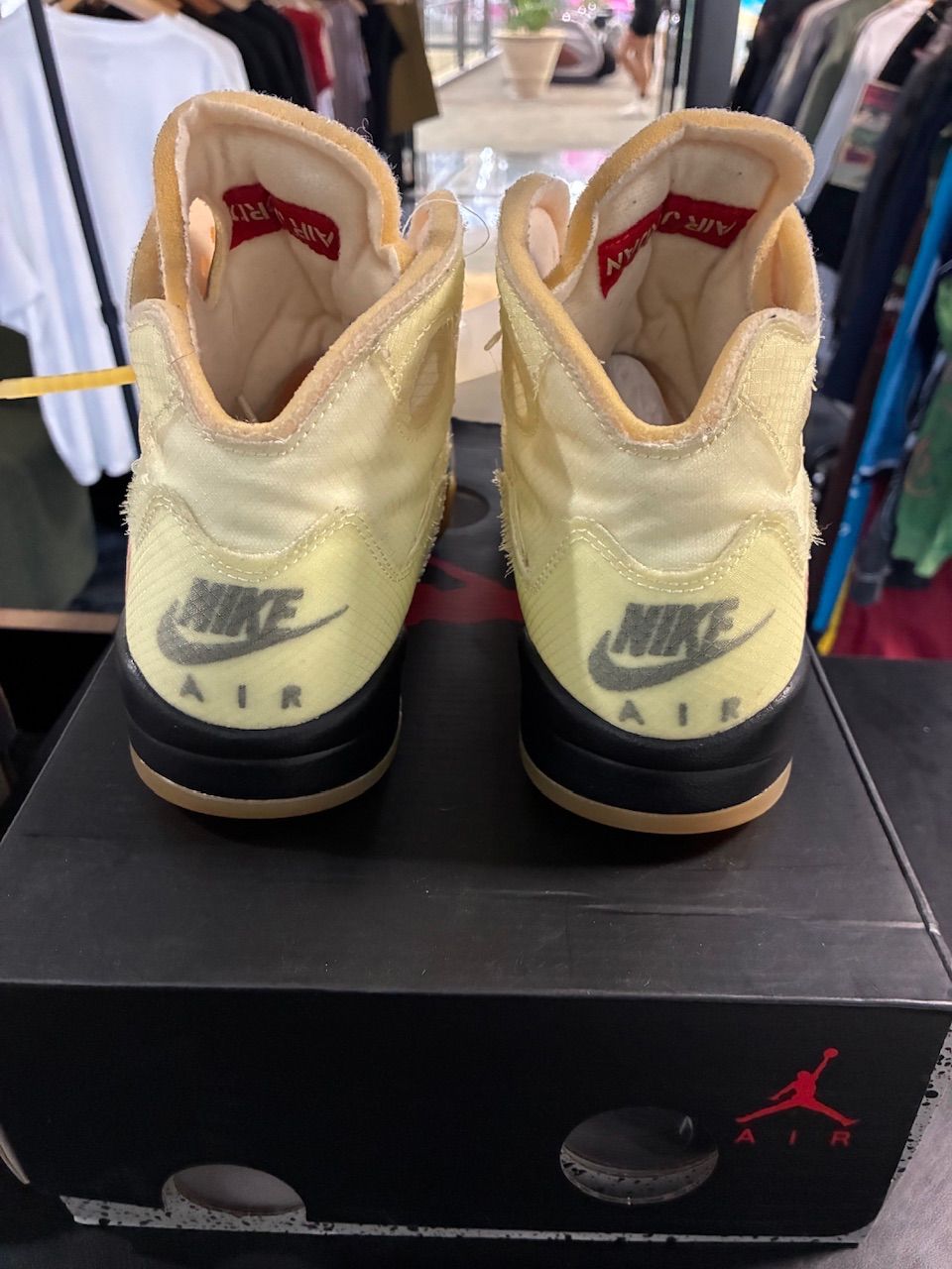 Jordan 5 Retro Off-White Sail - Used/Worn