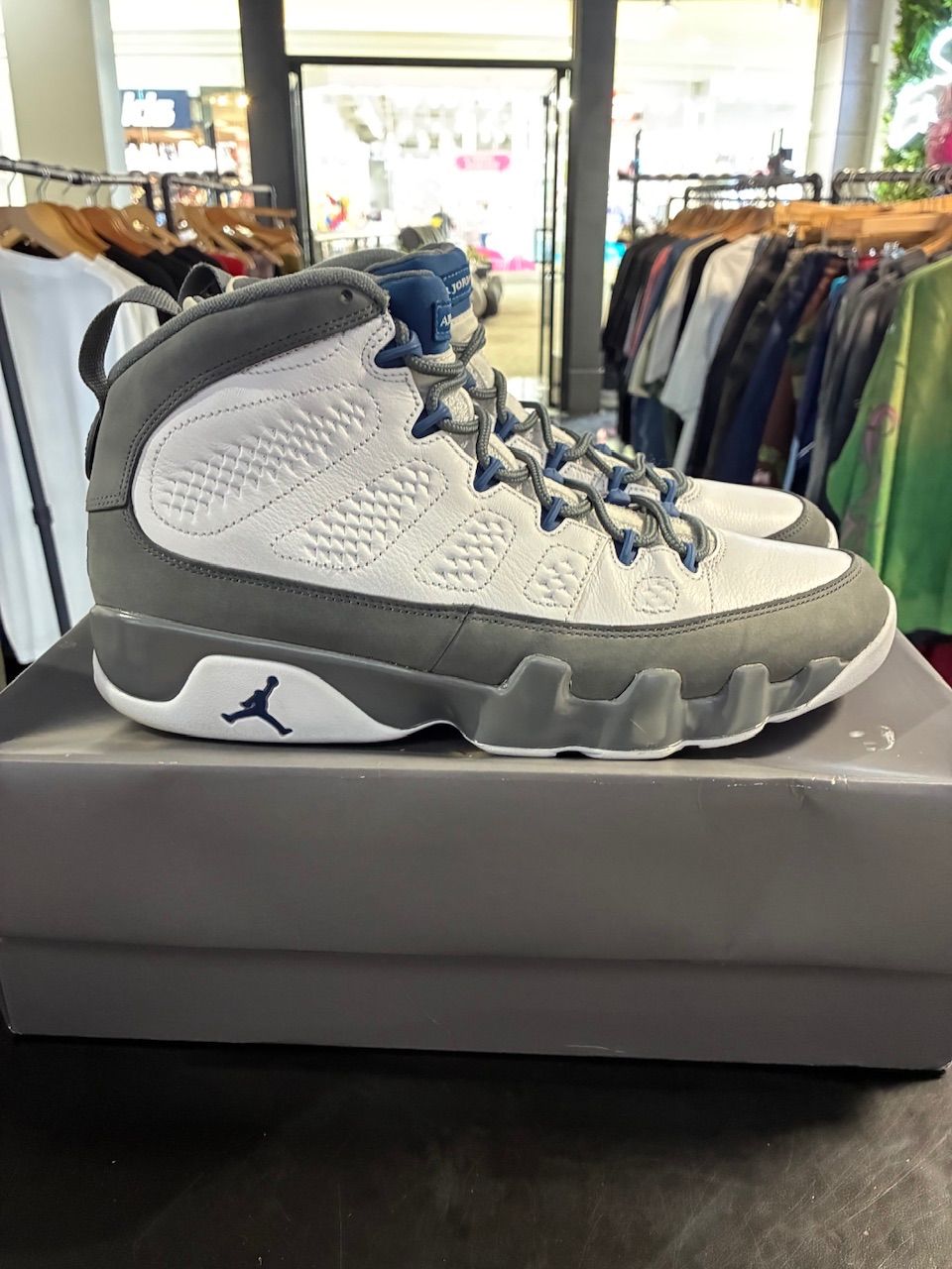 Jordan 9 Retro Flint Grey French Blue (2026) - Used/Worn