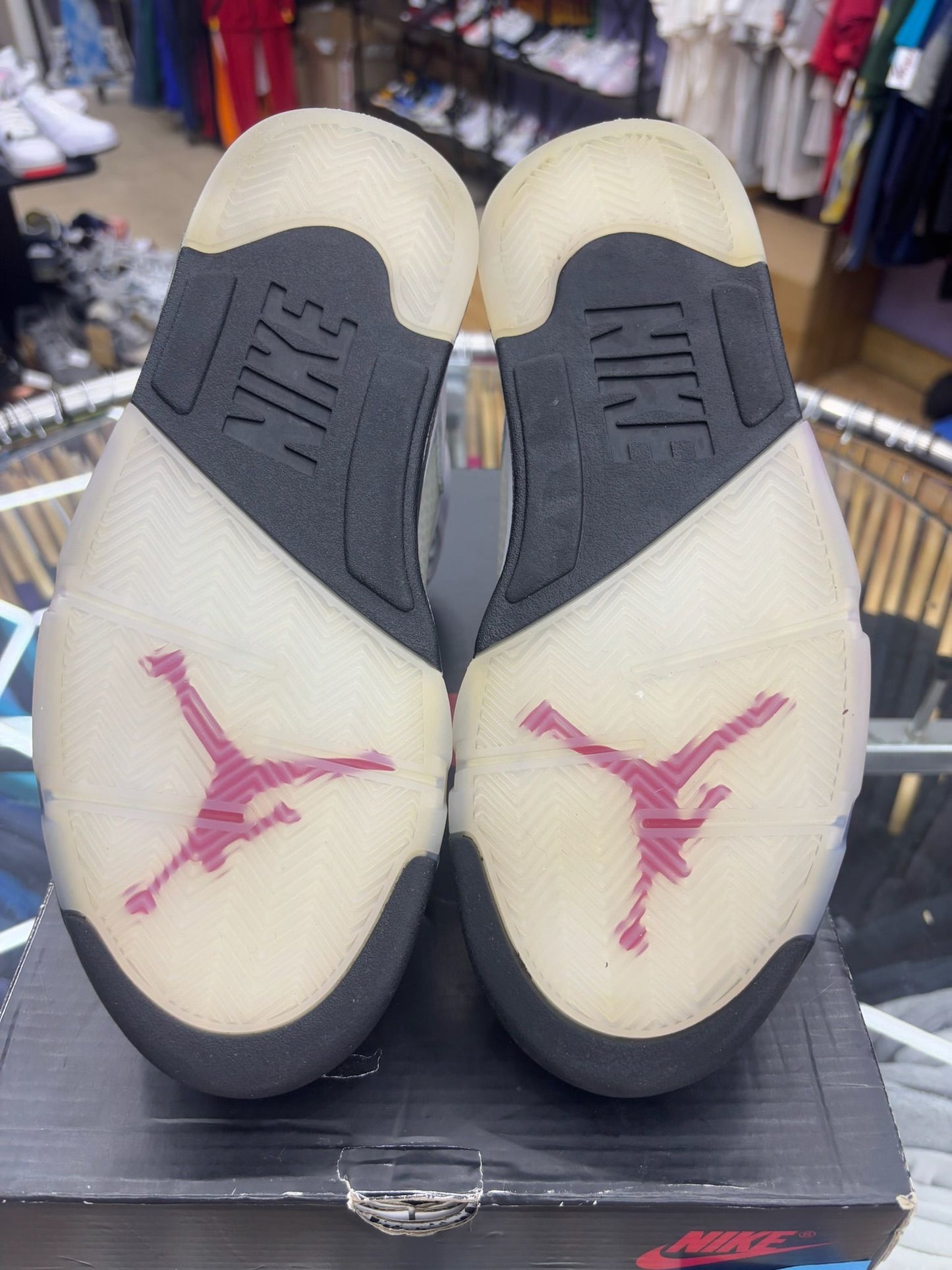 Jordan 5 Retro Fire Red Silver Tongue (2020) - Used/Worn