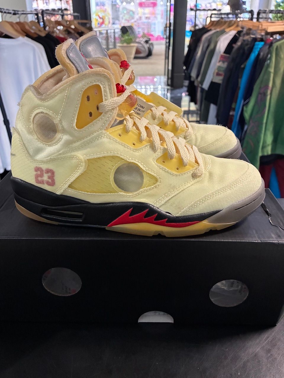 Jordan 5 Retro Off-White Sail - Used/Worn