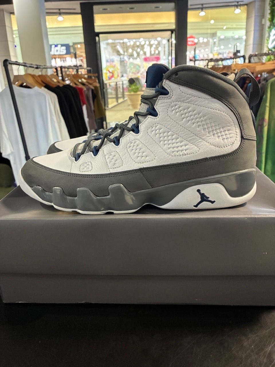 Jordan 9 Retro Flint Grey French Blue (2026) - Used/Worn