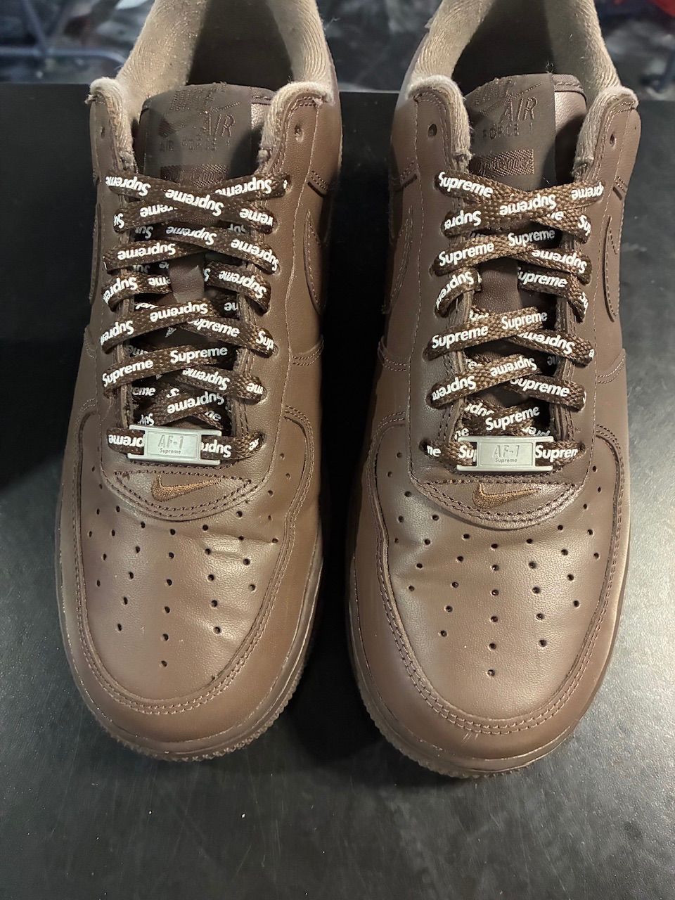 Nike Air Force 1 Low Supreme Baroque Brown - No Box/Used