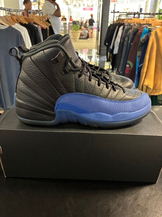 Jordan 12 Retro Black Game Royal (GS) - Used/Worn