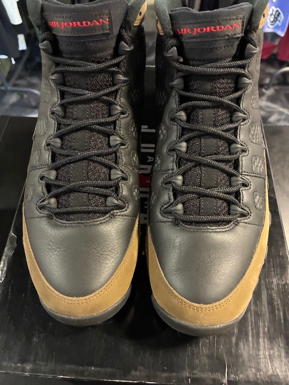 Jordan 9 Retro Light Olive Concord - Used/Worn