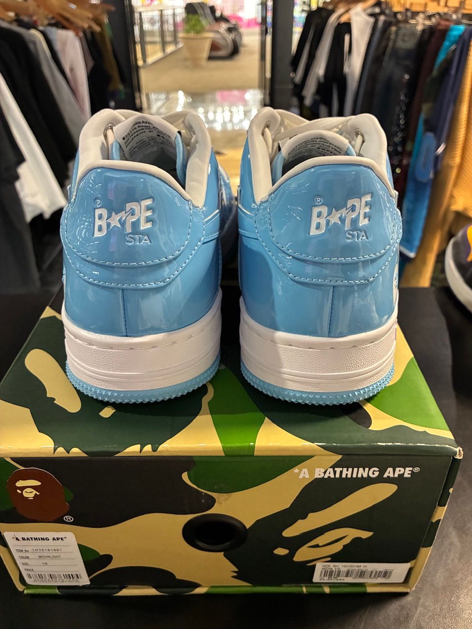 A Bathing Ape Bape Sta Low Blue - Used/Worn