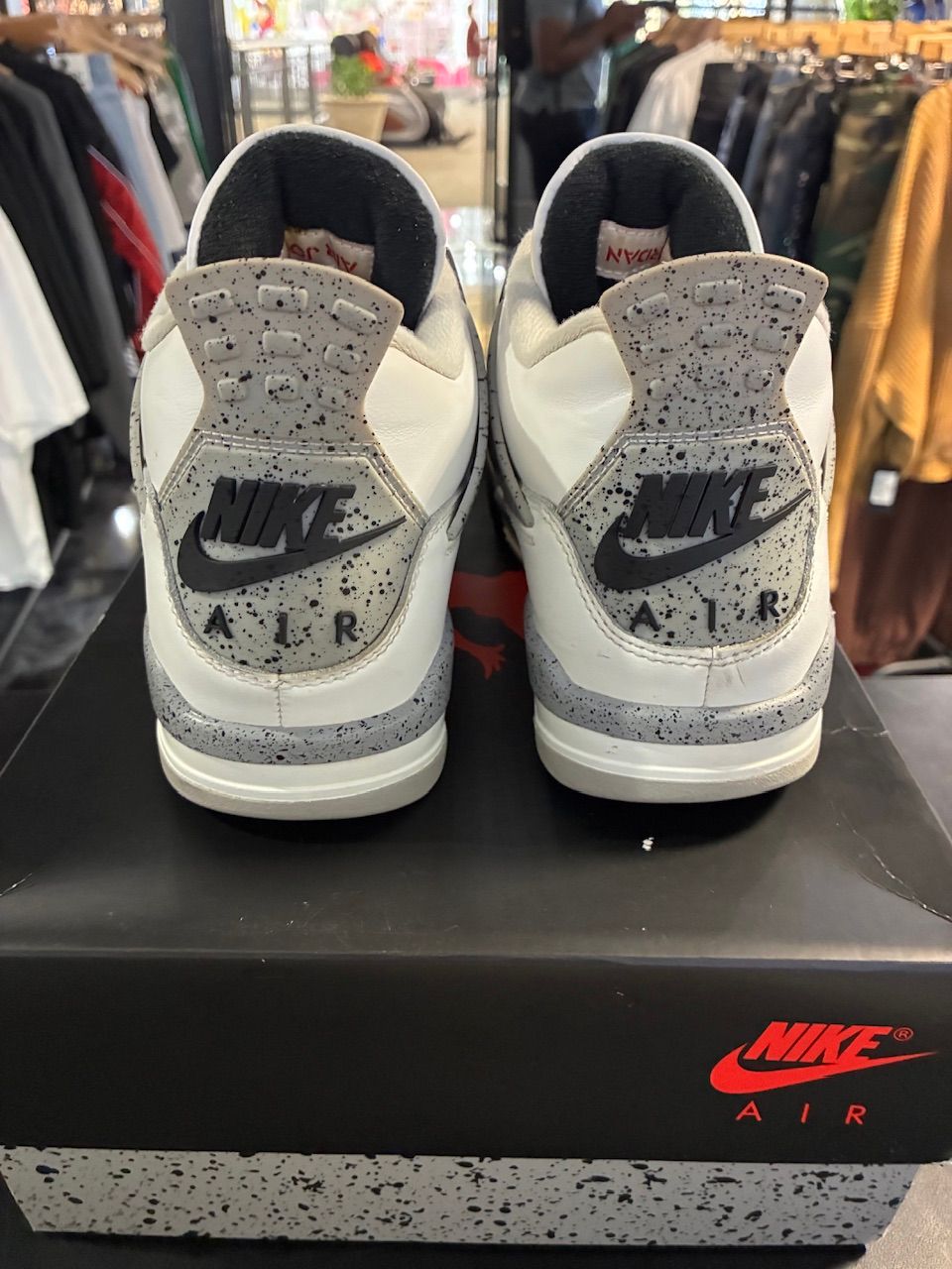Jordan 4 Retro White Cement (2025) - Used/Worn