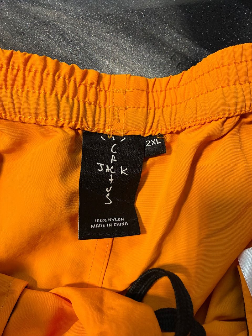 Travis Scott Path Shorts Gold - Used/Worn