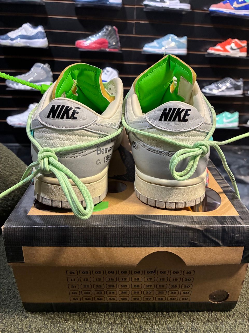 Nike Dunk Low Off-White Lot 7 - Used/Worn