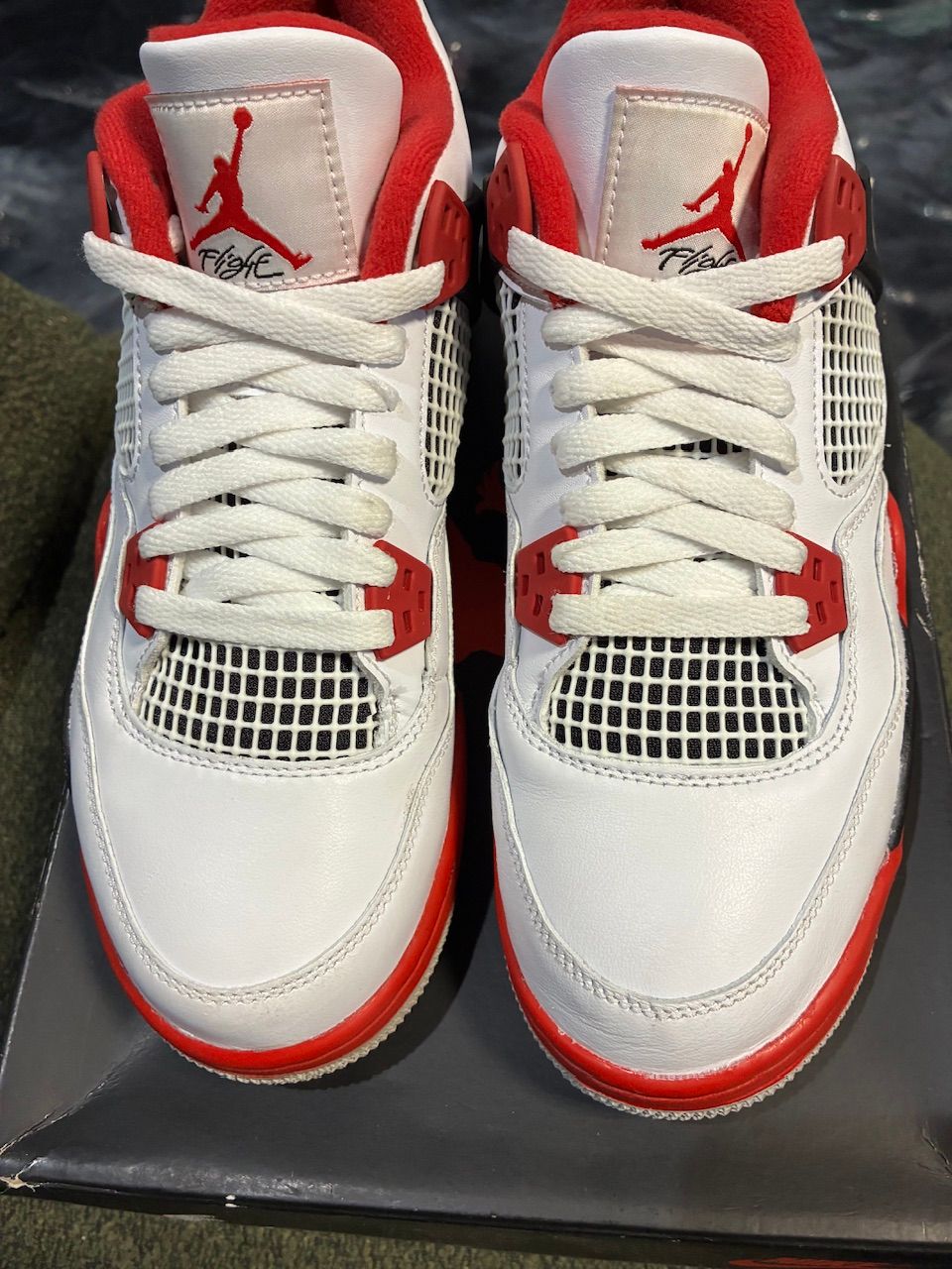 Jordan 4 Retro Fire Red (2020) (GS) - Used/Worn