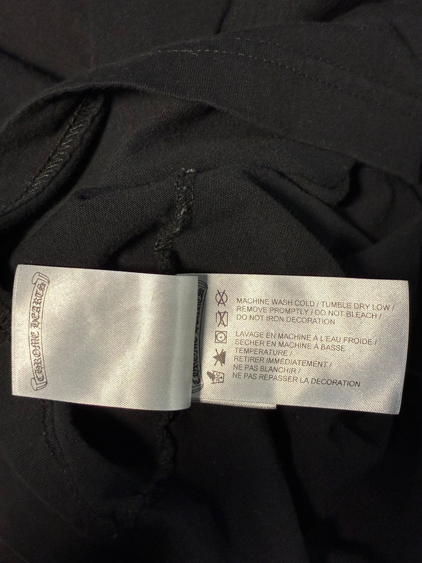 Chrome Hearts Long Sleeve Pocket Crew T-shirt Black/Army Green - Like New