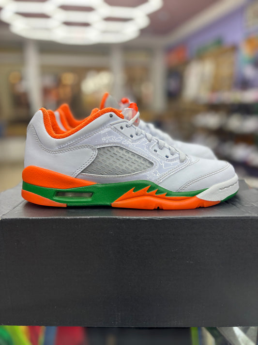 Jordan 5 Retro Low Miami Hurricanes (GS) - Used/Worn