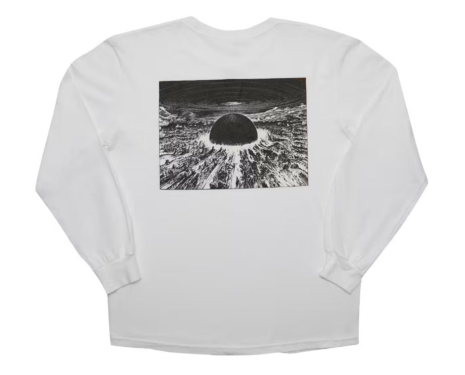 Supreme AKIRA Neo-Tokyo L/S Tee White FW17