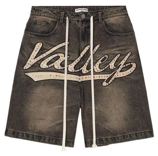 Valley Skittles Jorts Black