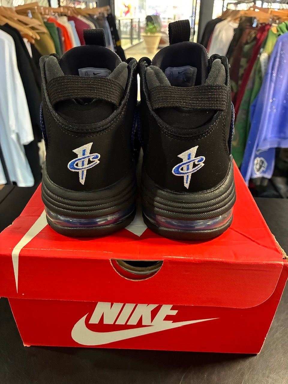 Nike Air Max Penny 1 All-Star Black Metallic Silver - Used/Worn