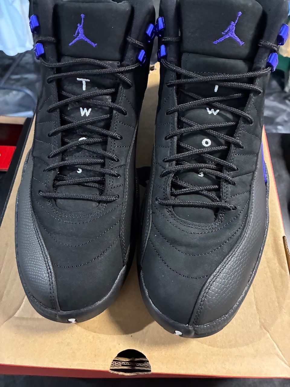Jordan 12 Retro Black Dark Concord - Used/Worn