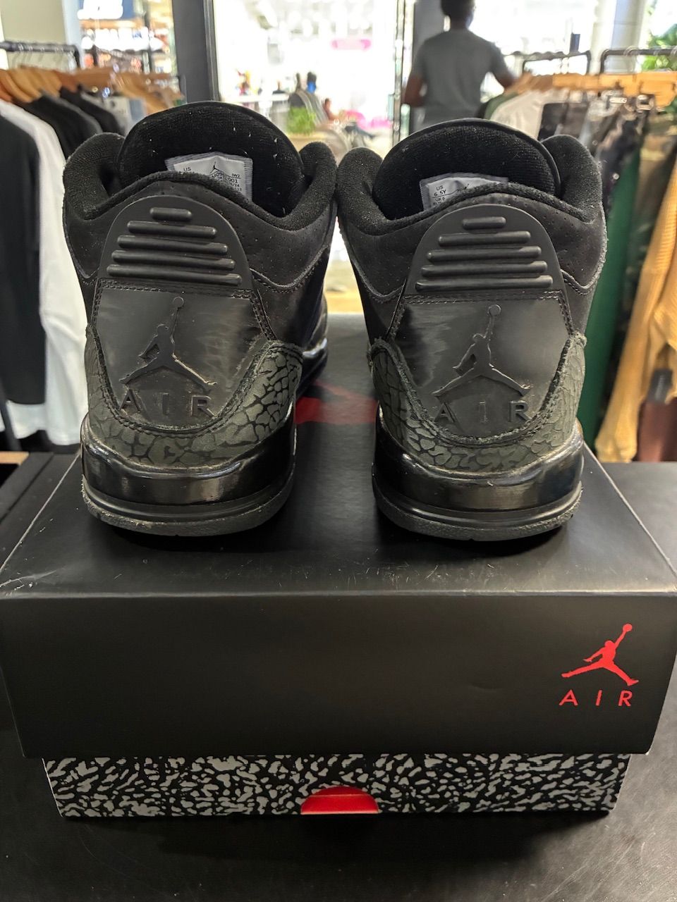 Jordan 3 Retro Black Cat (2025) (GS) - Used/Worn