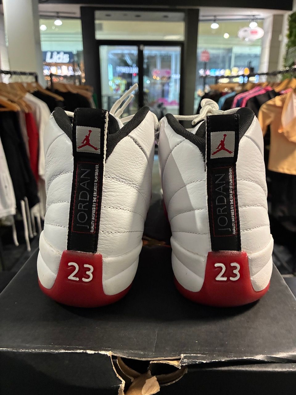 Jordan 12 Retro Cherry (2023) (GS) - Used/Rep Box