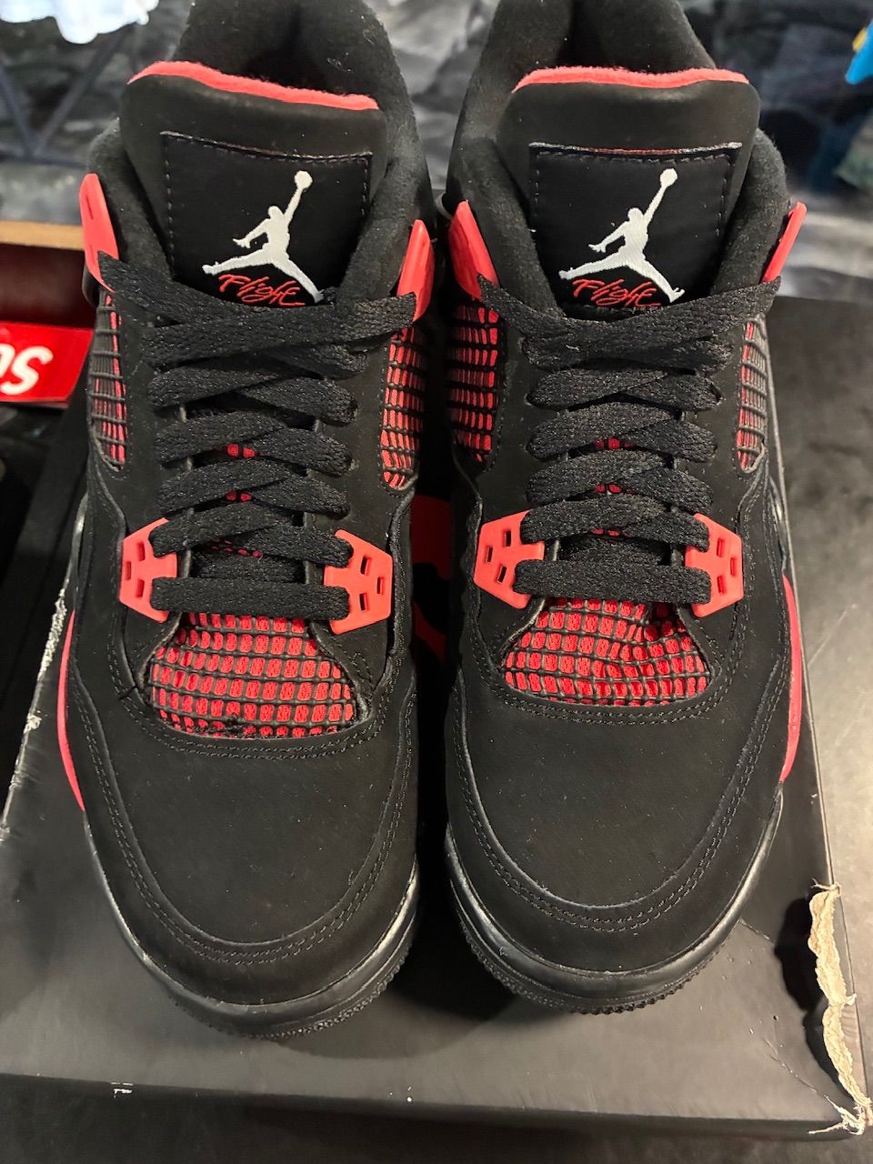 Jordan 4 Retro Red Thunder (GS) - Used/Worn