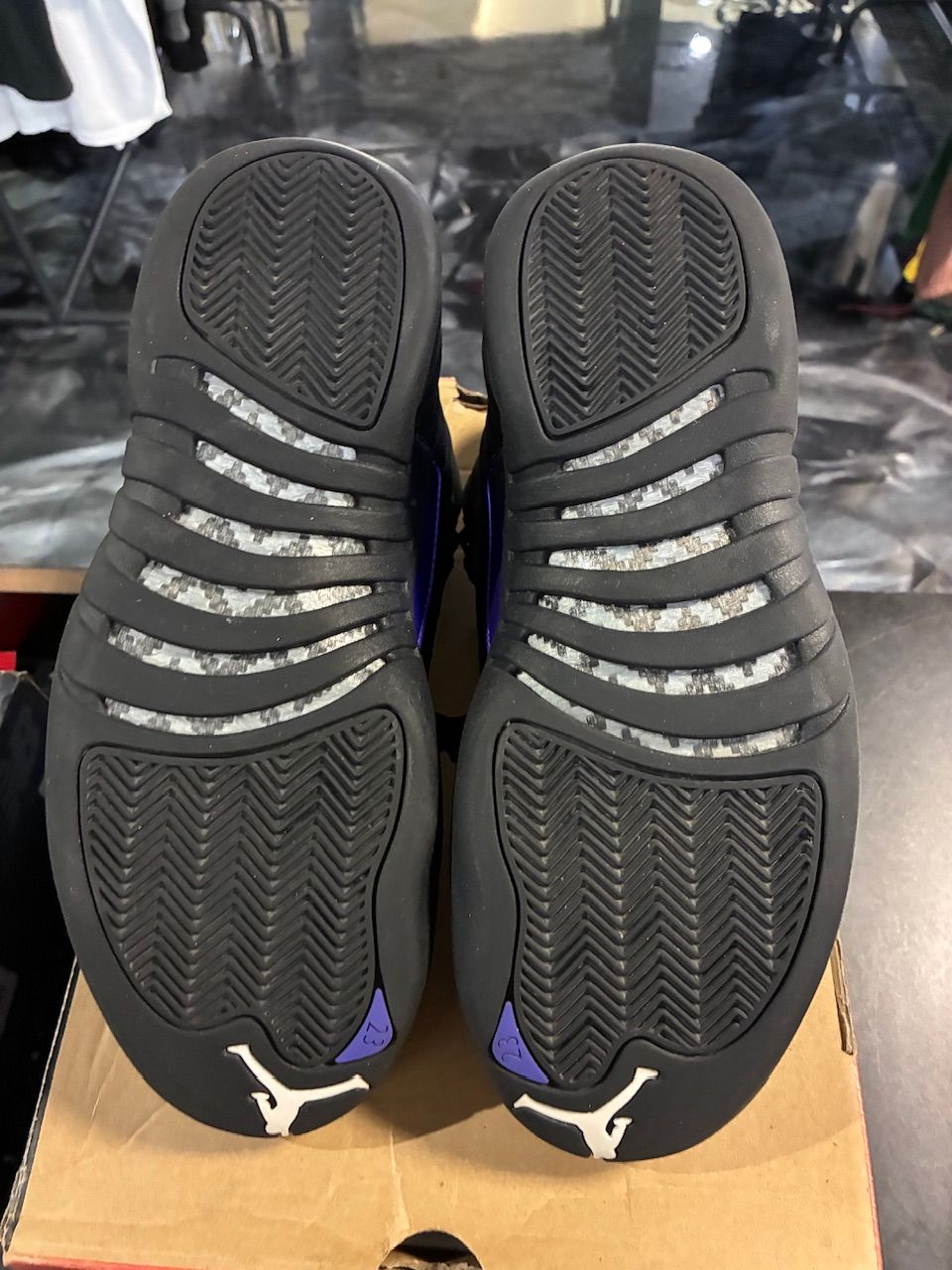 Jordan 12 Retro Black Dark Concord - Used/Worn