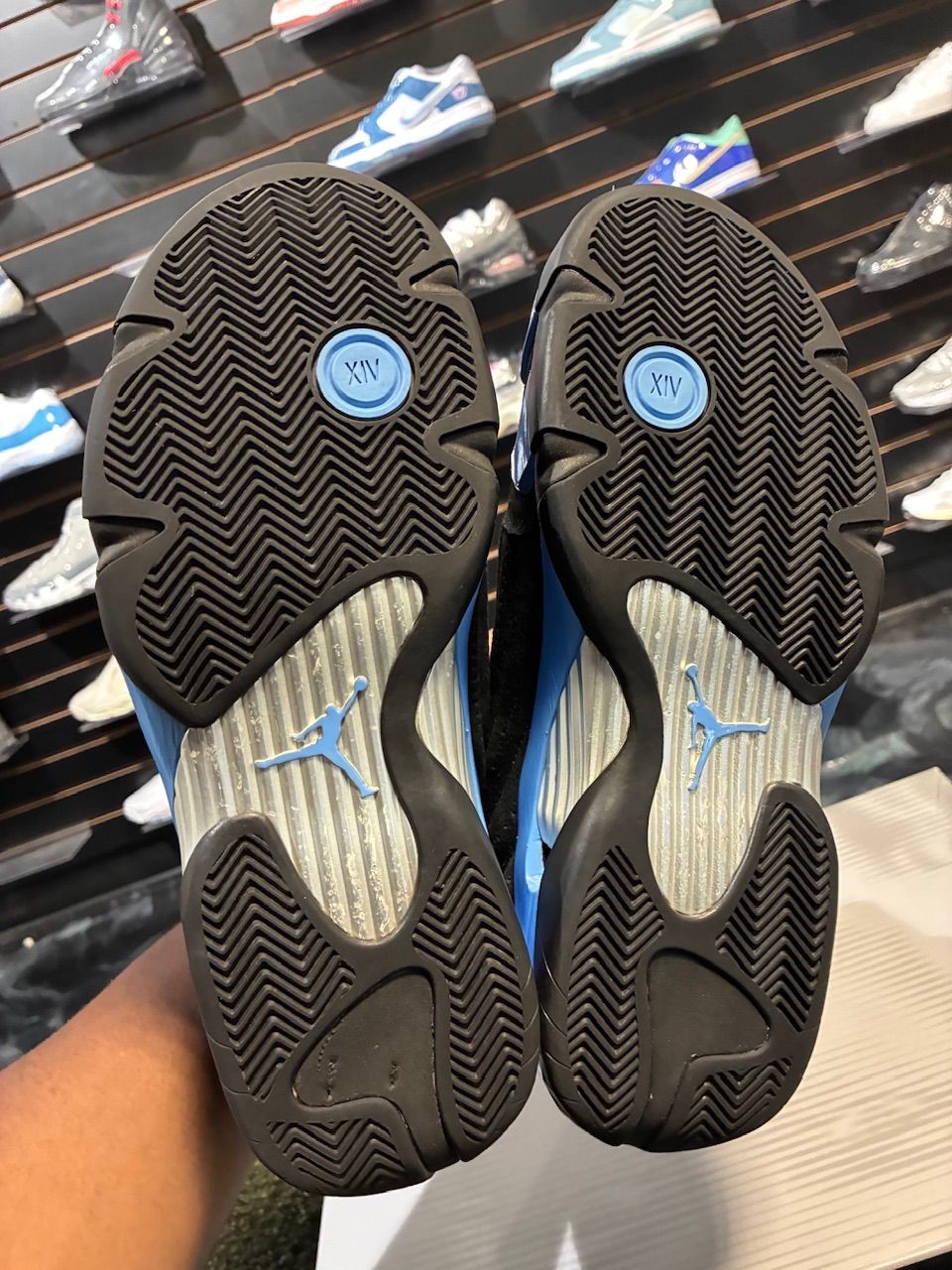 Jordan 14 Retro Black University Blue (2026) - Used/Worn
