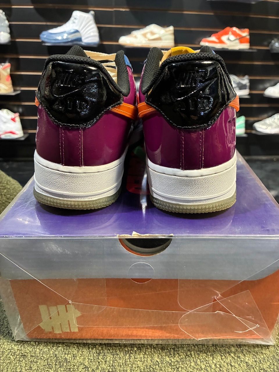 Nike Air Force 1 Low SP Undefeated Multi-Patent Total Orange - Used/Worn