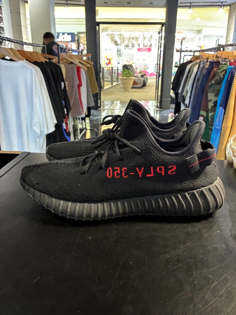 adidas Yeezy Boost 350 V2 Black Red - No Box/Used