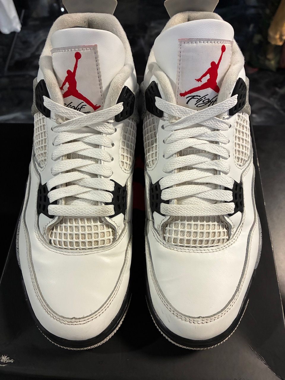 Jordan 4 Retro White Cement (2025) - Used/Worn