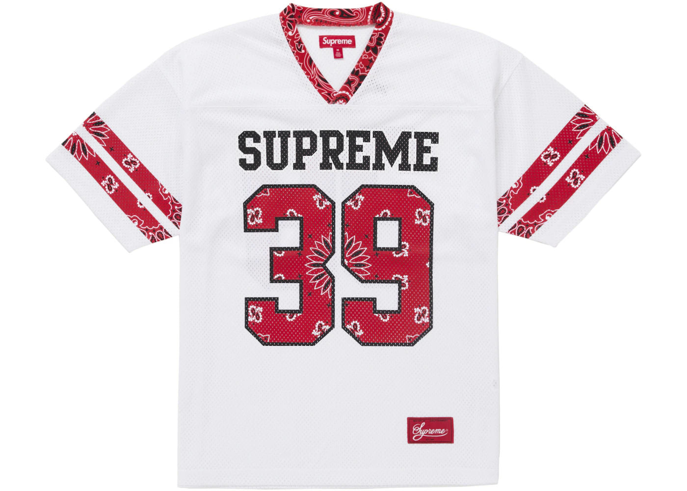 Supreme Bandana Football Jersey White