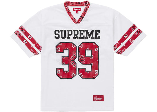 Supreme Bandana Football Jersey White