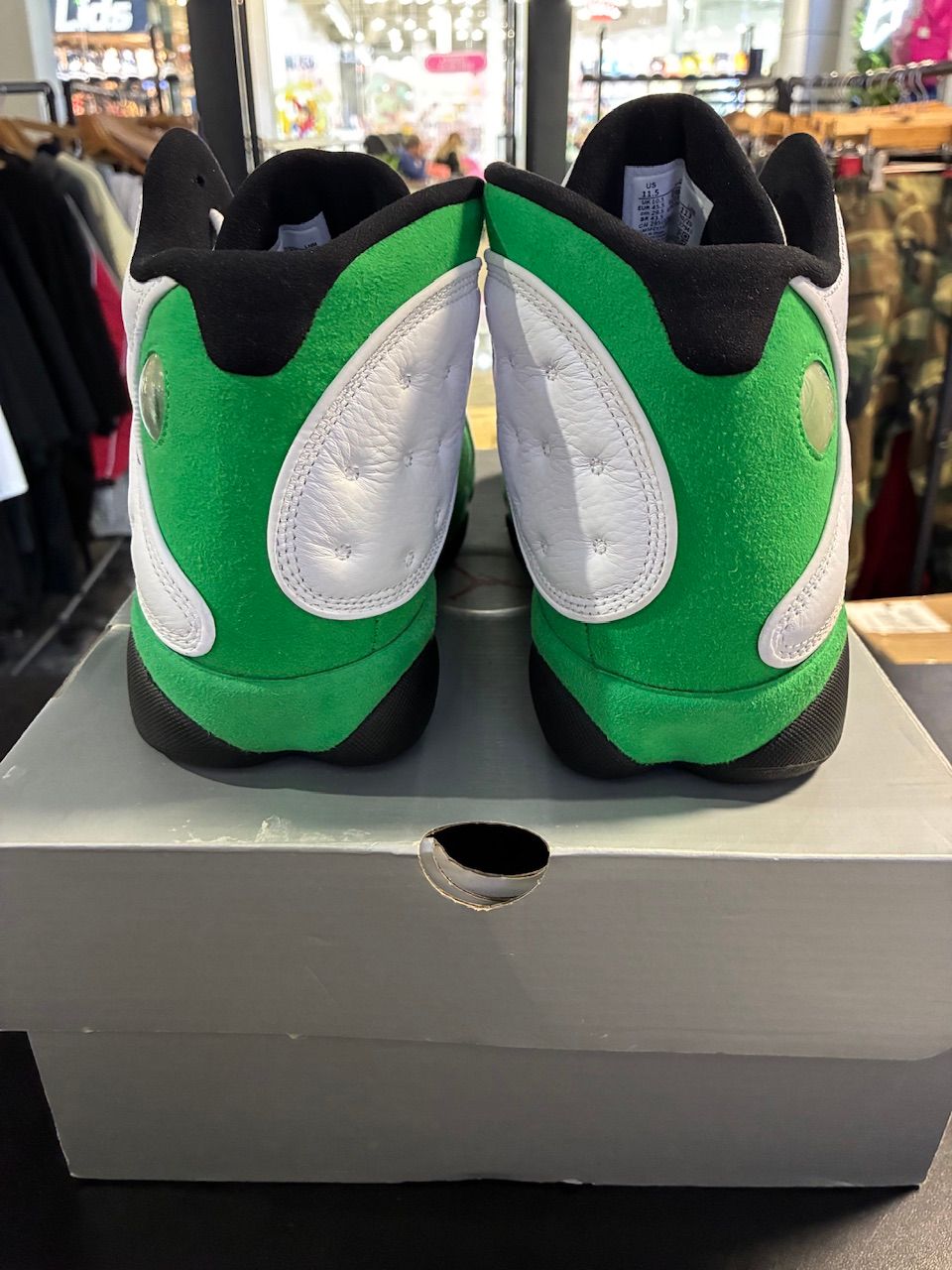 Jordan 13 Retro White Lucky Green - Used/Worn