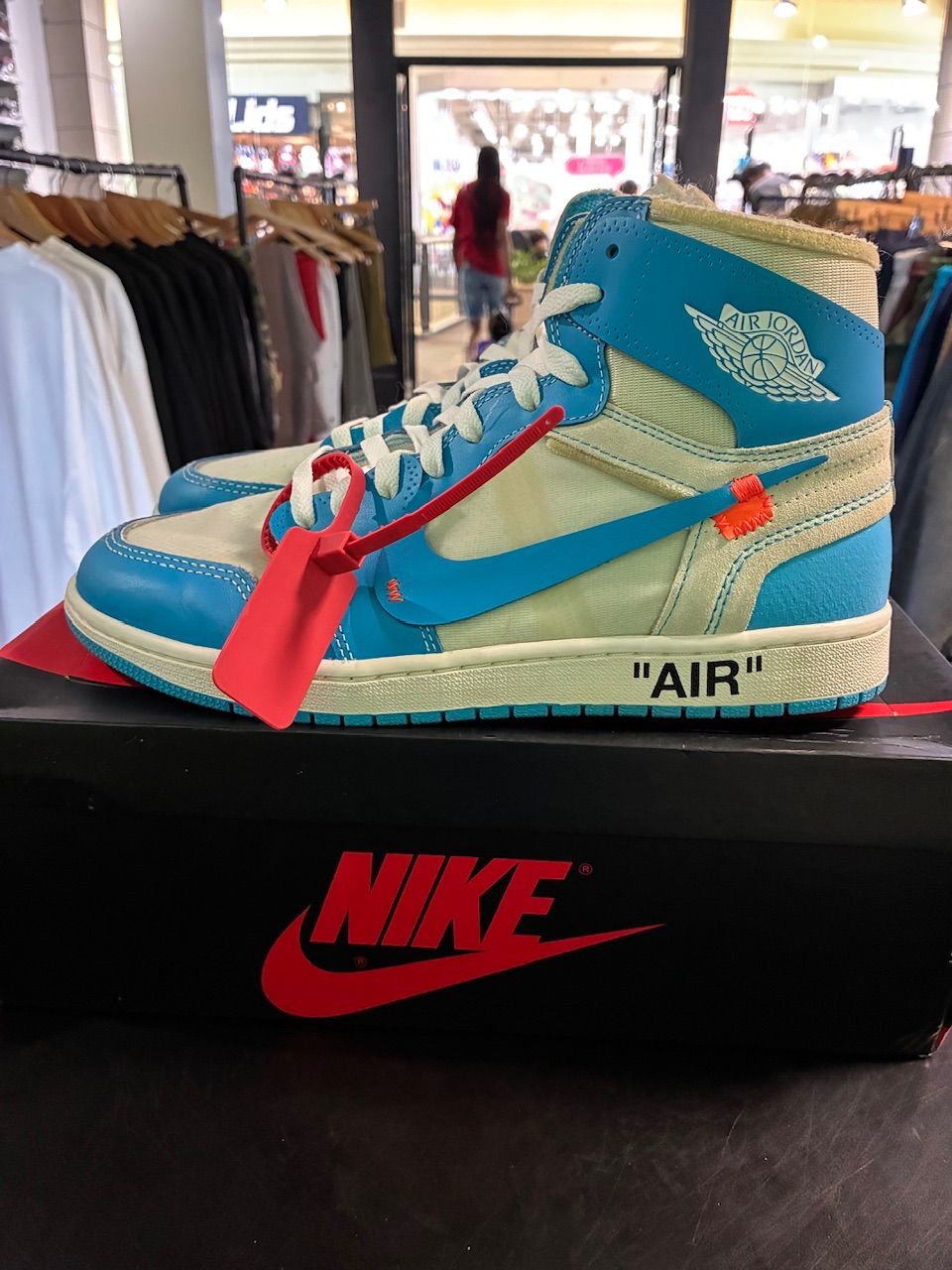 Jordan 1 Retro High Off-White University Blue - Used/Worn