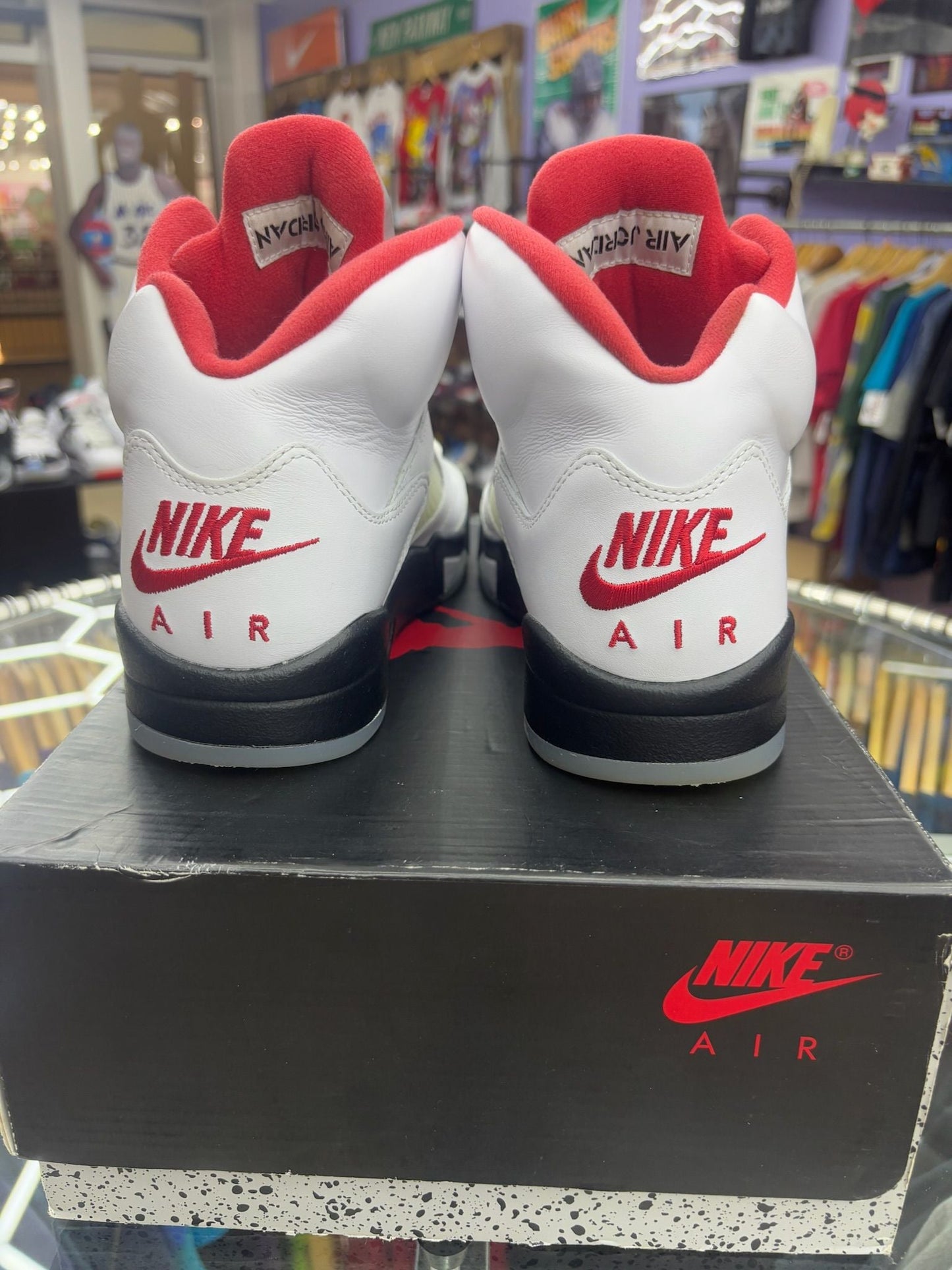 Jordan 5 Retro Fire Red Silver Tongue (2020) - Used/Worn