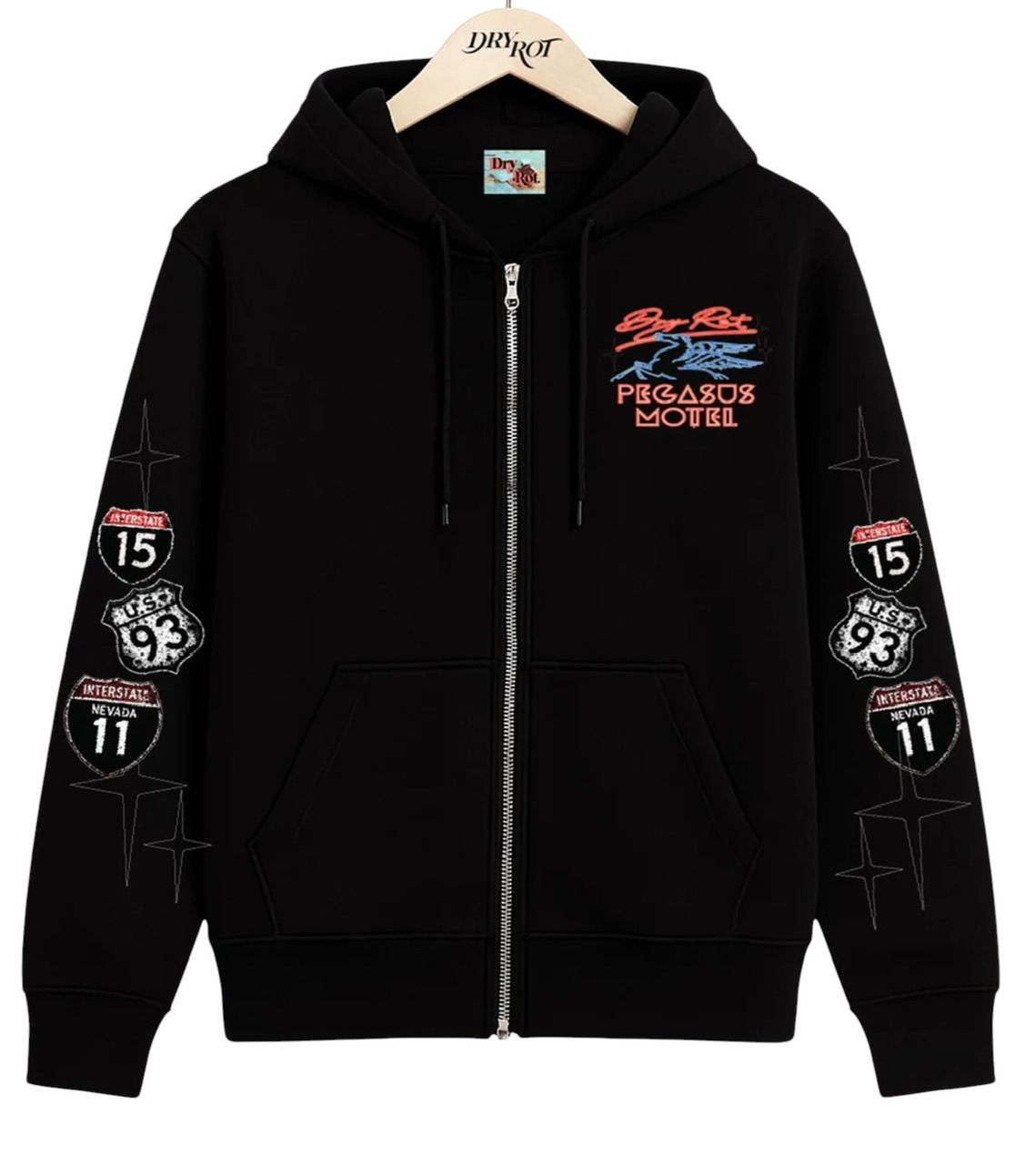 Dry Rot Pegasus Hoodie Zip Up Jacket