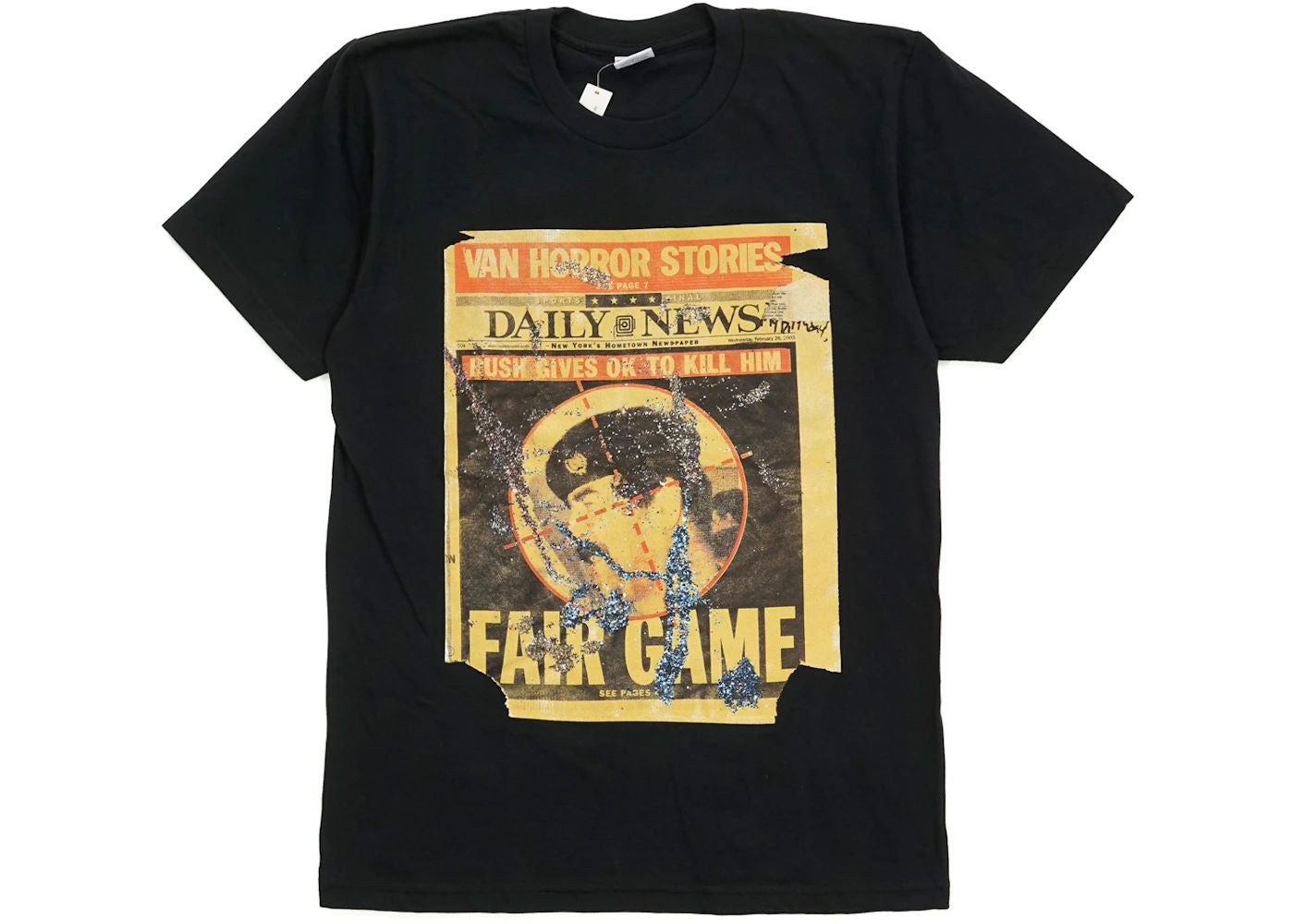 Supreme Dash Snow Tee Black