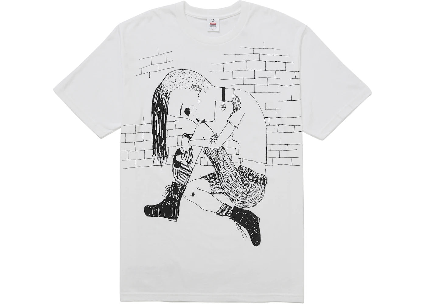 Supreme Y's by Yohji Yamamoto Thinker Tee White